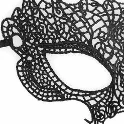 Shots America Lingerie Shots Ouch Black & White Lace Eye Mask