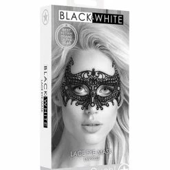 Shots America Lingerie Shots Ouch Black & White Lace Eye Mask