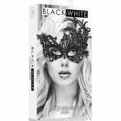 Shots America Lingerie Shots Ouch Black & White Lace Eye Mask