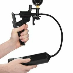Shots America Penis Toys Shots Pumped Elite Beginner Pump With Psi Gauge - Black