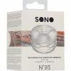 Shots America Shots Sono No. 93 Reversible Textured Masturbator - Transparent Penis Toys