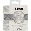 Shots America Penis Toys Shots Sono No. 94 Reversible Textured Masturbator - Transparent