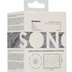 Shots America Penis Toys Shots Sono No. 94 Reversible Textured Masturbator - Transparent