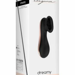 Shots America Shots Elegance Dreamy Oral Clitoral Stimulator - 10 Speed Black Vibrators