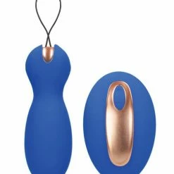 Shots America Vibrators Shots Elegance Dual Vibrating Bullet & Remote - Blue