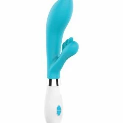 Shots America Vibrators Shots Luminous Agave Silicone 10 Speed Rabbit - Turquoise