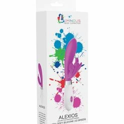 Shots America Vibrators Shots Luminous Alexios Silicone 10 Speed Butterfly Vibrator - Fuchsia