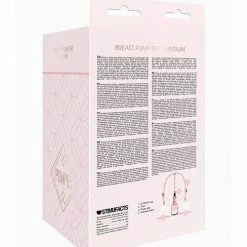 Shots America Vibrators Shots Pumped Breast Pump Set - Medium Rose Gold