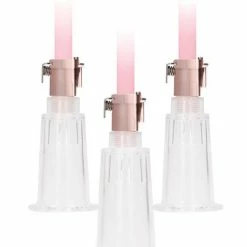 Shots America Shots Pumped Clitoral & Nipple Pump Set - Medium Rose Gold