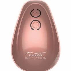 Shots America Shots Twitch Innovation Hands Free Clitoral Stimulator - Rose Gold Vibrators