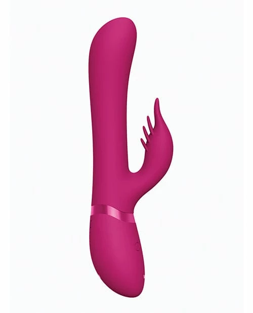 Shots America Vibrators Shots Vive Chou G-Spot Rabbit With Interchangeable Clitoral Attachments - Pink