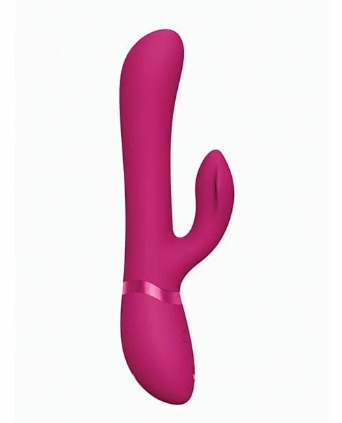 Shots America Vibrators Shots Vive Chou G-Spot Rabbit With Interchangeable Clitoral Attachments - Pink
