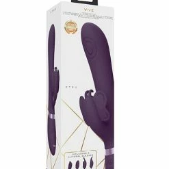 Shots America Shots Vive Etsu Pulse G-Spot Rabbit With Interchangeable Clitoral Attachments - Purple Vibrators