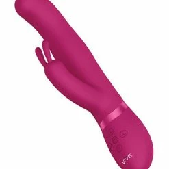 Shots America Vibrators Shots Vive Izara Rotating Beads Rabbit - Pink