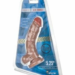 SI Novelties Dildos Major Dick Curved With Balls & Suction Cup Air Force