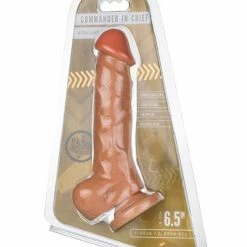 SI Novelties Dildos Major Dick Straight With Balls & Suction Cup Commander In Chief