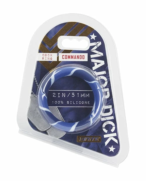 SI Novelties Major Dick Commando 2" Wide Donut - Blue Camo
