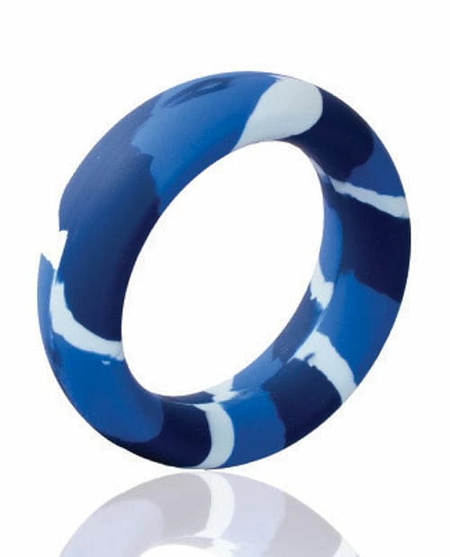 SI Novelties Major Dick Commando 2" Wide Donut - Blue Camo