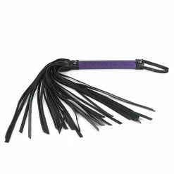 Spartacus Galaxy Legend Faux Leather Whip - Purple Kink & BDSM