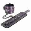 Kink & BDSM Spartacus Galaxy Legend Faux Leather Wrist Restraints - Purple