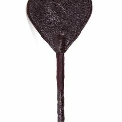Spartacus Heart Crop - Brown Leather Kink & BDSM