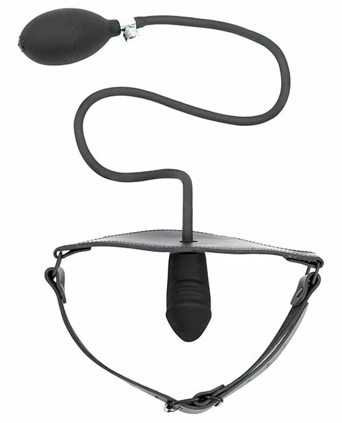 Spartacus Inflatable Dildo Gag With Hand Pump Kink & BDSM