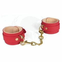 Kink & BDSM Spartacus Pu Ankle Cuffs With Plush Lining