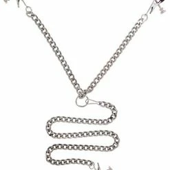 Spartacus Y-style Broad Tip Nipple Clamps & Clit Clamp