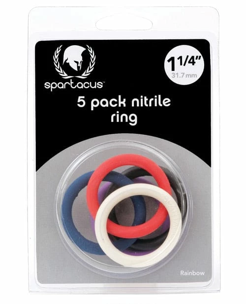 Spartacus Nitrile Cock Ring Set Penis Toys