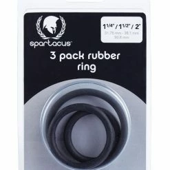 Spartacus Rubber Cock Ring Set