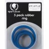 Spartacus Rubber Cock Ring Set