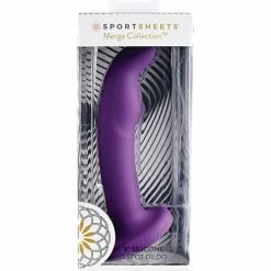 Sportsheets International Dildos Sportsheets Astil 8" Silicone G Spot Dildo - Purple