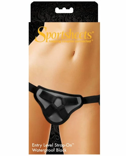 Sportsheets International Sportsheets Entry Level Waterproof Strap On - Black Dildos