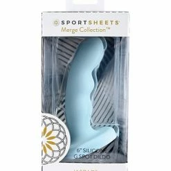 Sportsheets International Sportsheets Jaspar 6" Silicone G Spot Dildo - Blue