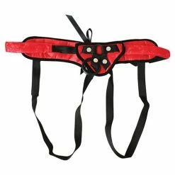 Sportsheets International Sportsheets Lace Strap On Corseted - Red Dildos