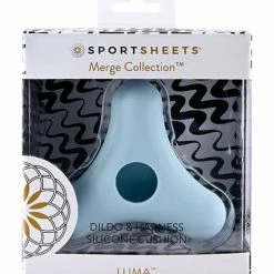 Sportsheets International Sportsheets Luma Dildo & Harness Silicone Cushion - Blue