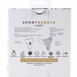 Sportsheets International Sportsheets Luma Dildo & Harness Silicone Cushion - Blue