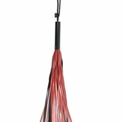 Sportsheets International Kink & BDSM Saffron Flogger - Red-Black