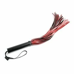 Sportsheets International Kink & BDSM Saffron Flogger - Red-Black