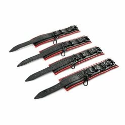 Sportsheets International Saffron Hog Tie & Cuff Set - Red-Black Kink & BDSM