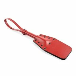 Sportsheets International Saffron Studded Spanker - Red Kink & BDSM