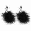 Sportsheets International Kink & BDSM Sex & Mischief Feathered Nipple Clamps