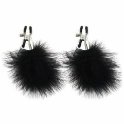 Sportsheets International Kink & BDSM Sex & Mischief Feathered Nipple Clamps