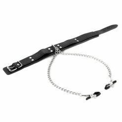 Sportsheets International Sex & Mischief Nipple Clamps With Collar