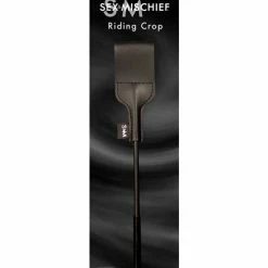 Sportsheets International Sex & Mischief Riding Crop - Black
