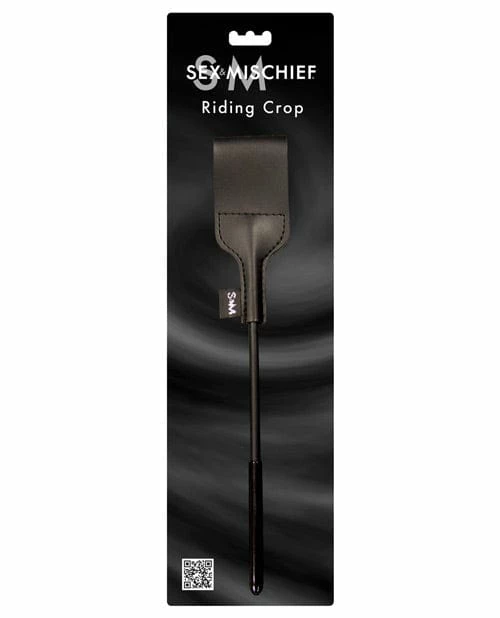 Sportsheets International Sex & Mischief Riding Crop - Black