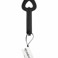 Sportsheets International Sex & Mischief Shadow Heart Paddle - Black