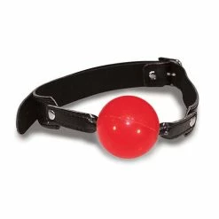 Sportsheets International Sex & Mischief Solid Red Ball Gag Kink & BDSM