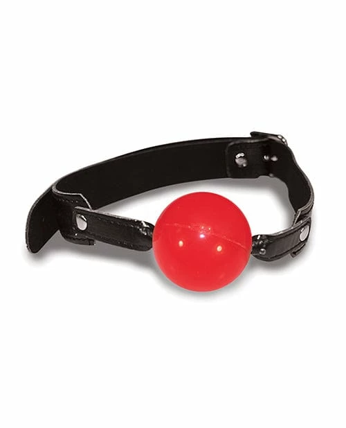 Sportsheets International Sex & Mischief Solid Red Ball Gag Kink & BDSM