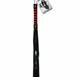 Sportsheets International Sex & Mischief Stripe Flogger - Black-Red